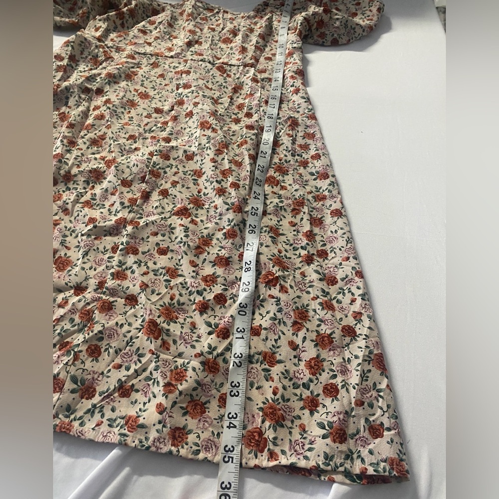 Mama Licious Maternity milkmaid Floral Off the shoulder Mini Dress size M - Picture 8 of 8